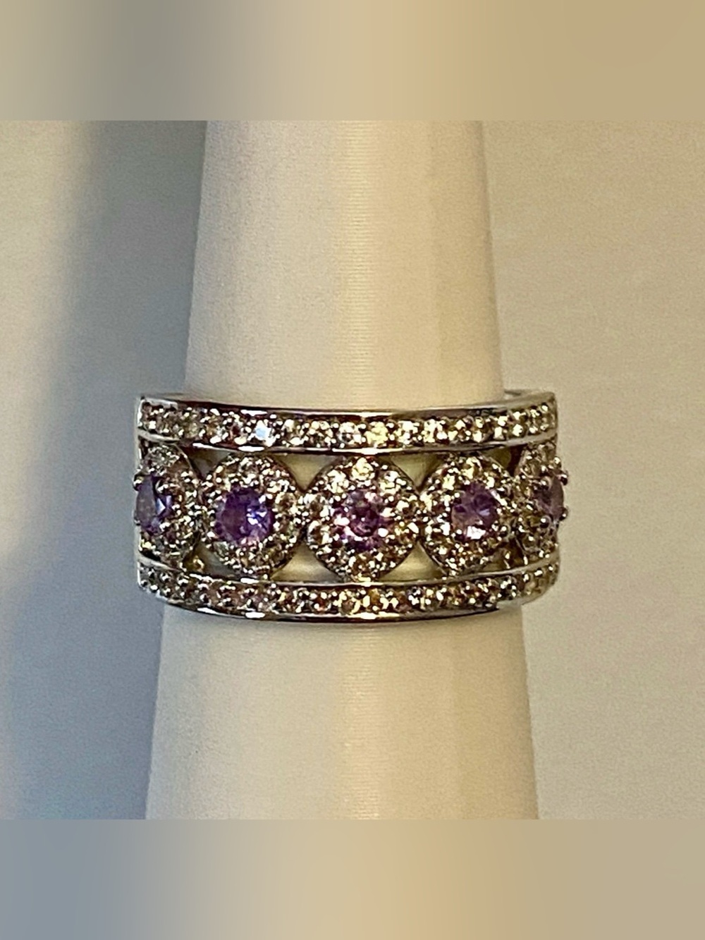 Bomb Party 2026 Lavender Topaz CZ Ring